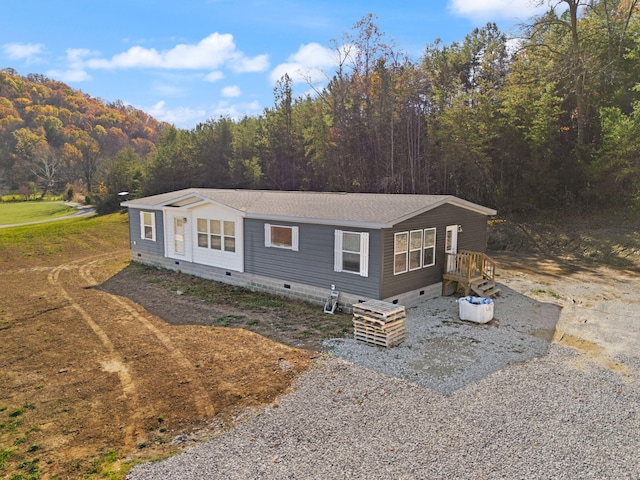 view of manufactured / mobile home