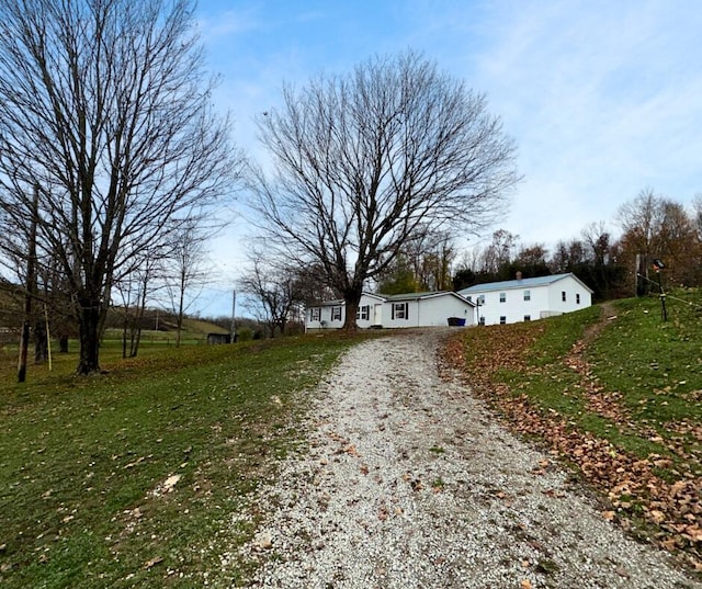 view of road