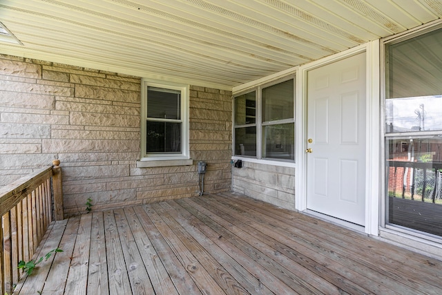 view of deck