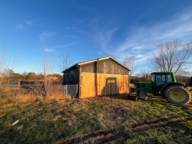 view of outbuilding