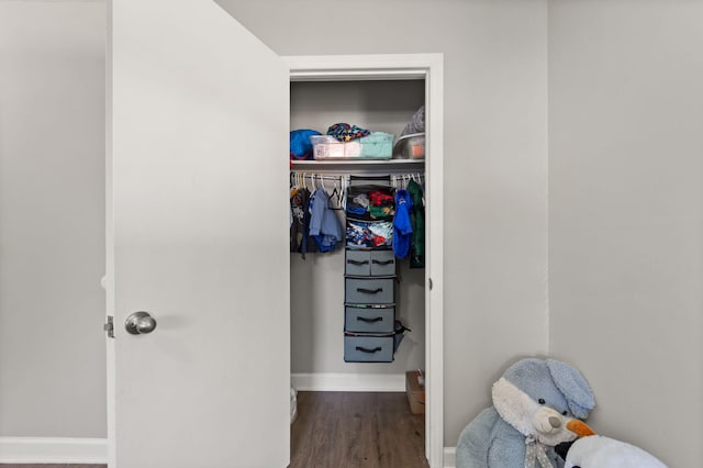 view of closet