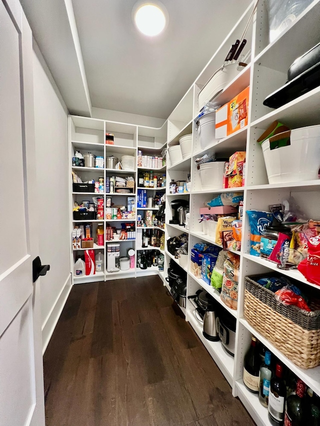 view of pantry