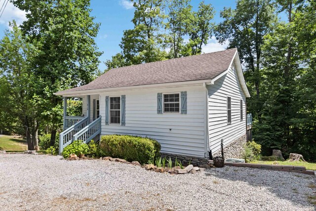 view of front of property