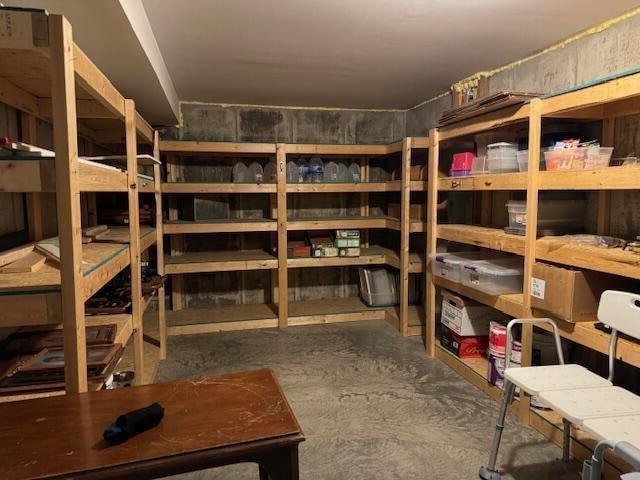 view of storage room