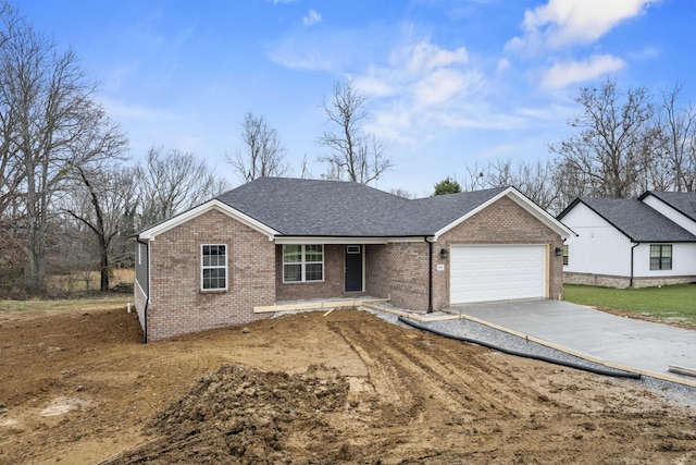 ranch-style house with a garage