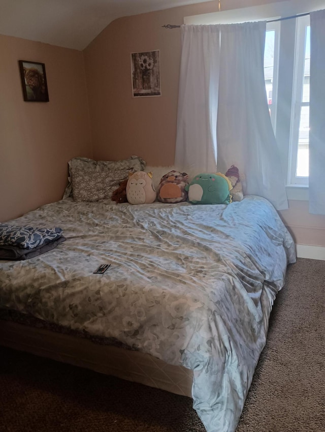 bedroom with carpet floors