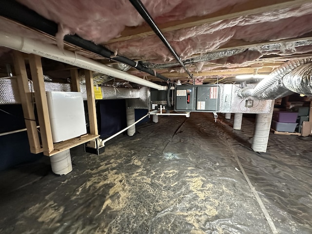 view of basement