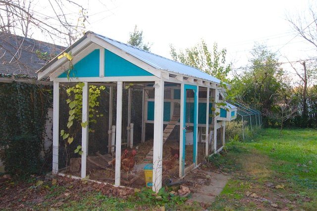 view of outbuilding