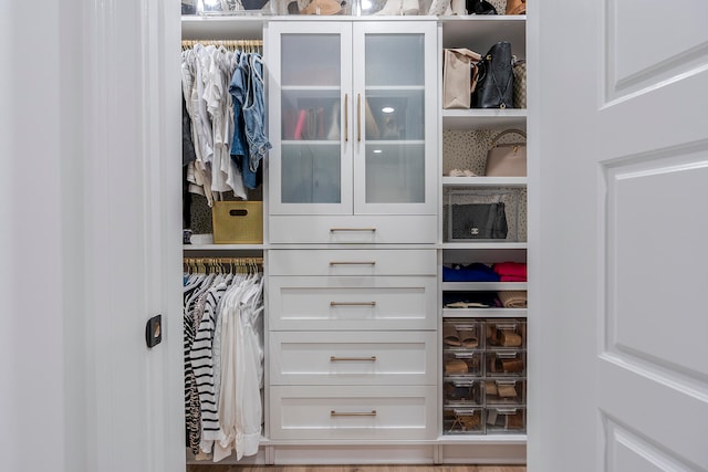 view of closet