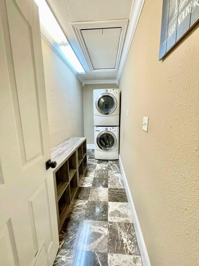 interior space featuring tile patterned floors, sink, and french doors