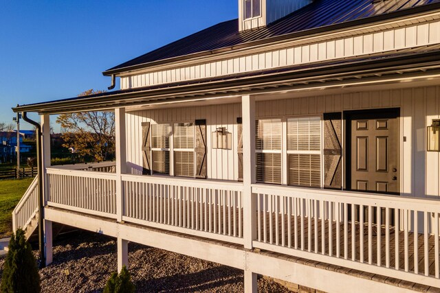 birds eye view of property with a rural view