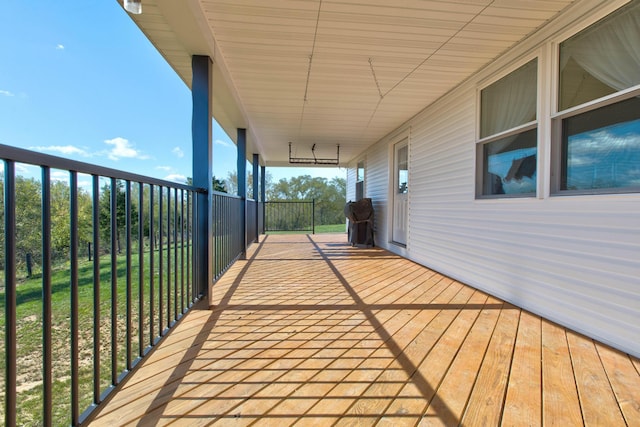 view of deck