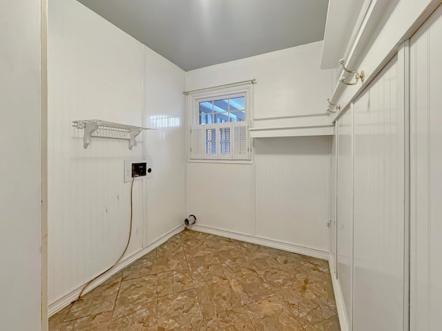 laundry room featuring washer hookup