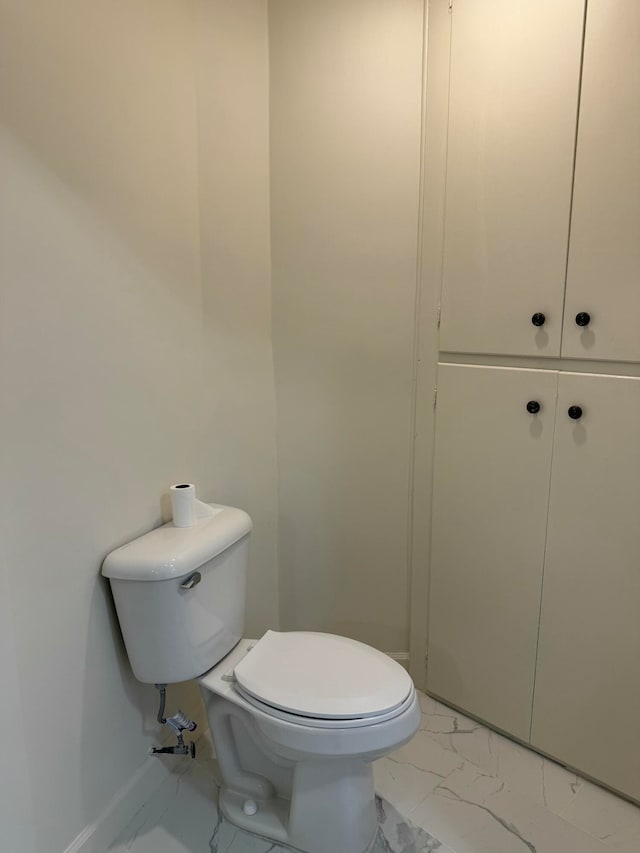 bathroom featuring toilet