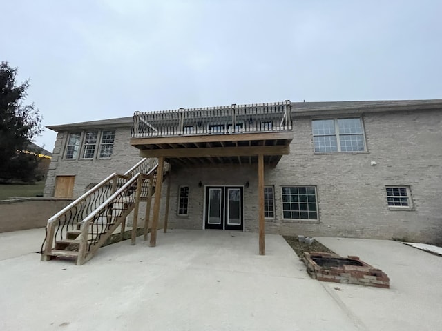 rear view of house with a patio area