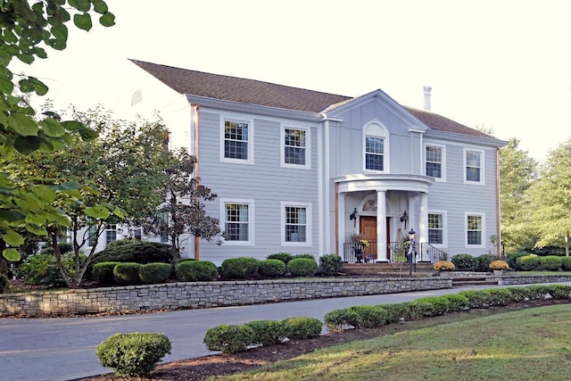 view of colonial-style house