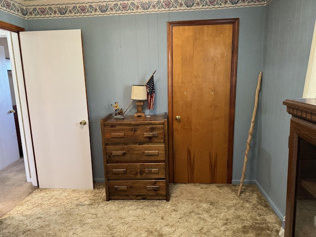 bedroom featuring carpet flooring