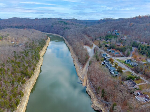 view of road featuring a water view