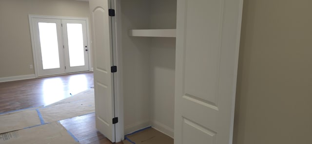 view of closet