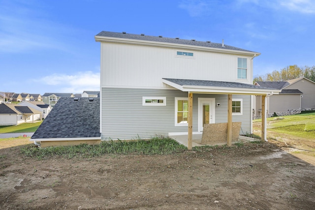 view of rear view of property