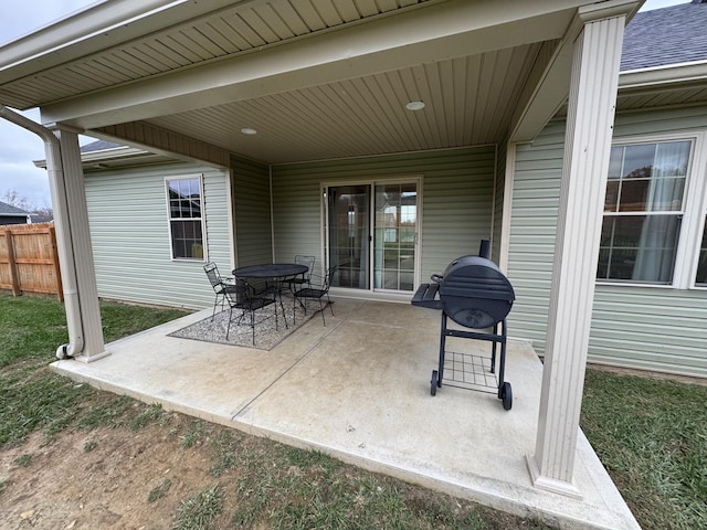 view of patio