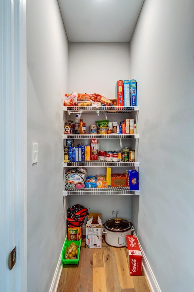 view of pantry