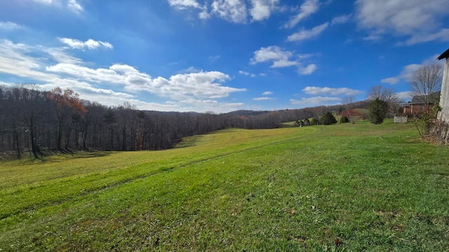 exterior space featuring a rural view