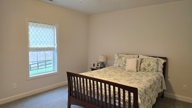 bedroom featuring carpet floors