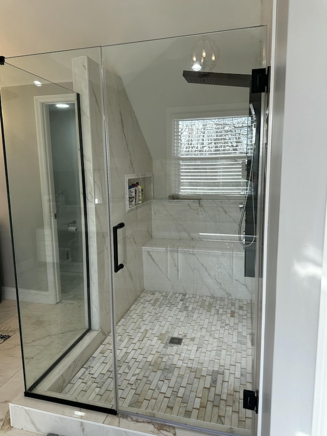 2458 High Bridge Rd, Lancaster, KY 40444 - full bath with a marble finish shower