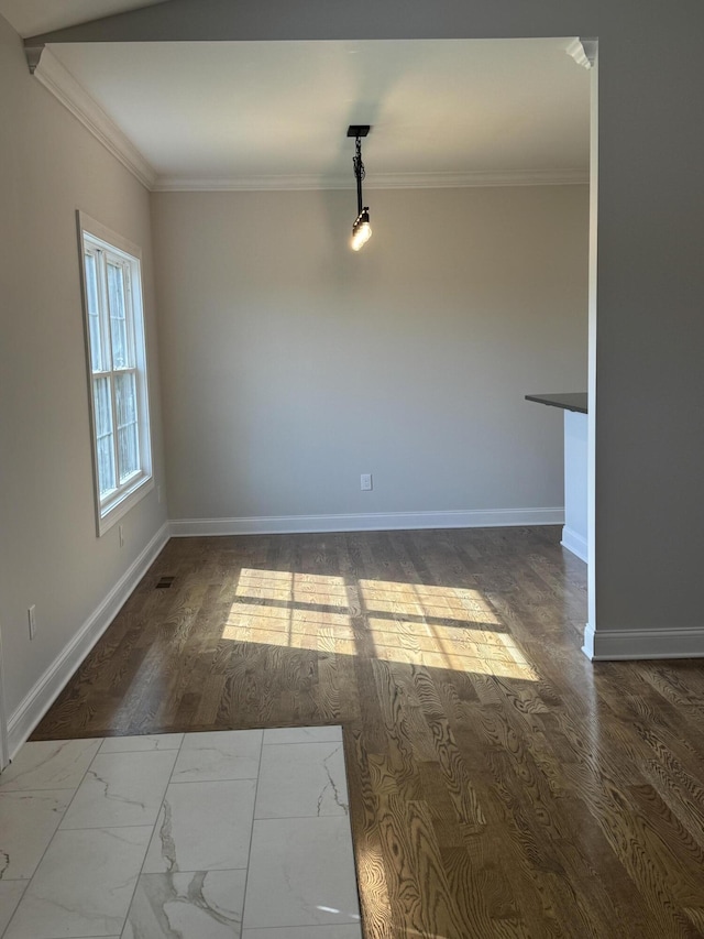 104 Linzi Way, Paris, KY 40361 - spare room with ornamental molding, baseboards, and wood finished floors
