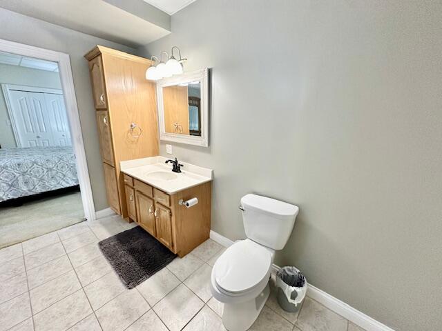 151 Surrounding Hills Dr, Somerset, KY 42503 - bathroom with tile patterned flooring, vanity, and toilet