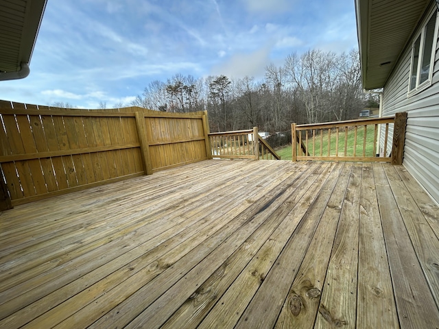 view of deck