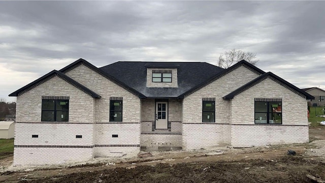 view of french provincial home