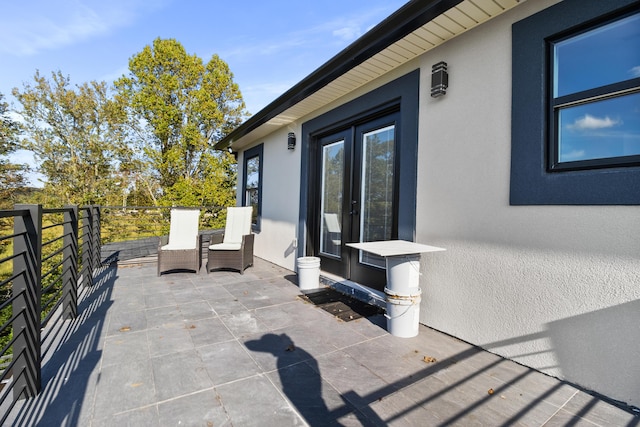 view of patio / terrace with french doors