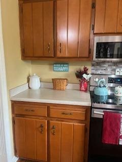 kitchen featuring stainless steel appliances