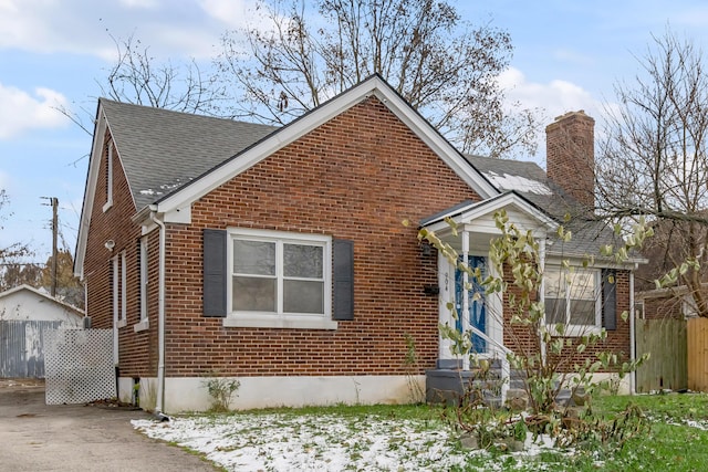 view of bungalow-style house