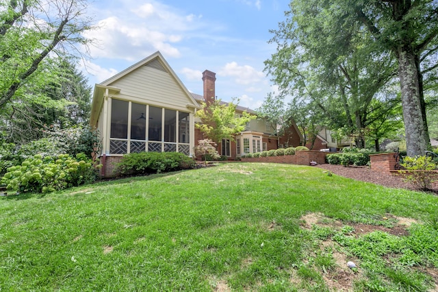 1821 Delong Rd, Lexington, KY 40515 - view of yard with a sunroom
