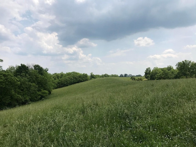 view of landscape featuring a rural view