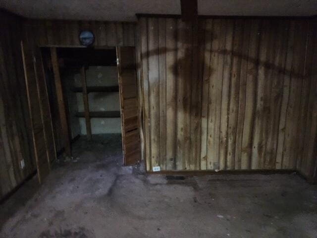 view of basement