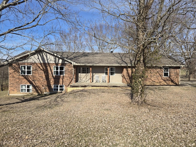 view of back of property