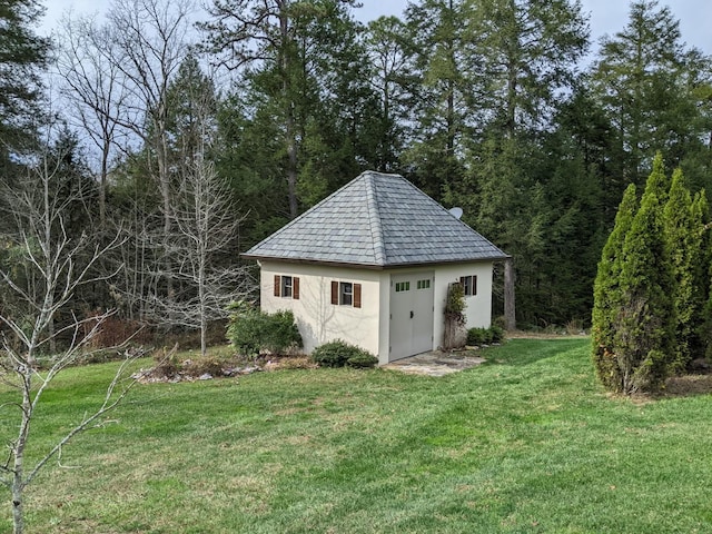 view of outbuilding with an outdoor structure