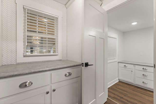 interior space featuring hardwood / wood-style flooring