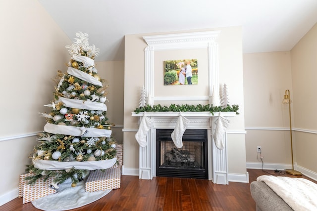 interior space featuring hardwood / wood-style flooring