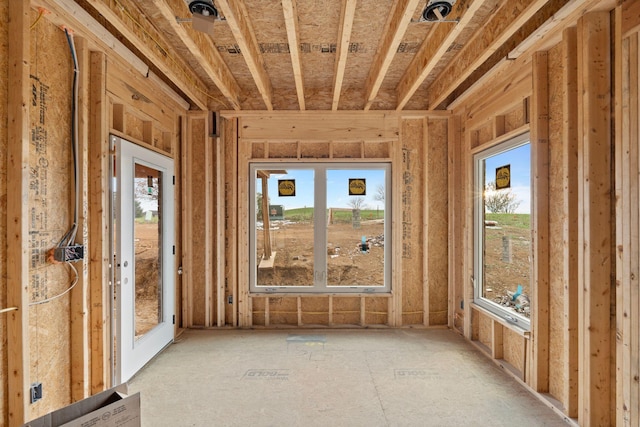 miscellaneous room featuring plenty of natural light