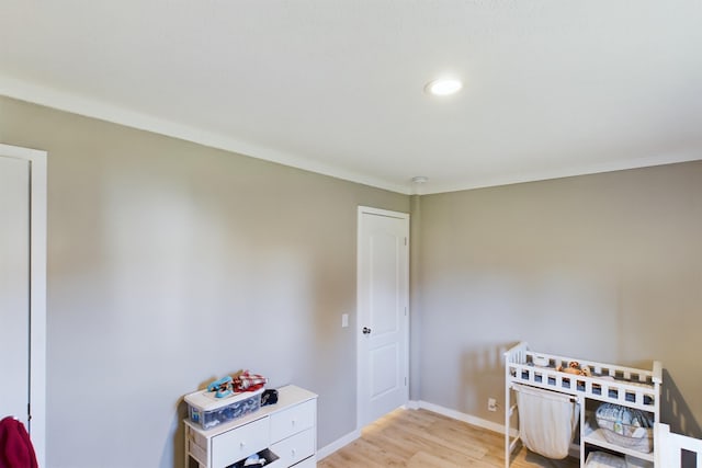 interior space featuring light wood-type flooring