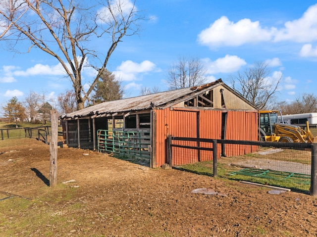 view of stable