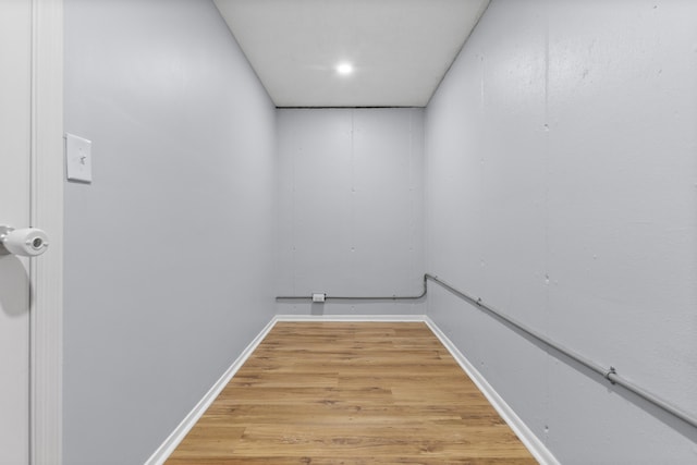 interior space with wood-type flooring