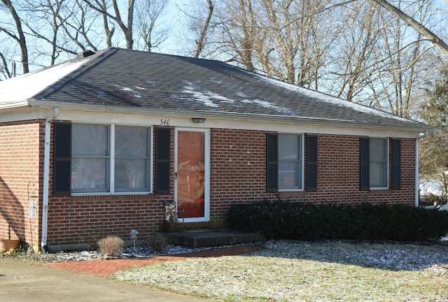 view of bungalow-style home