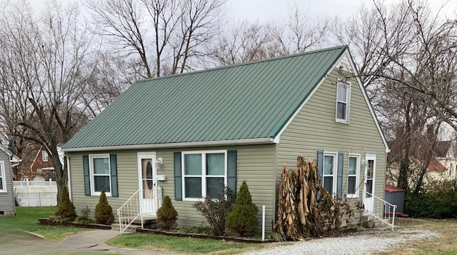 view of front of property