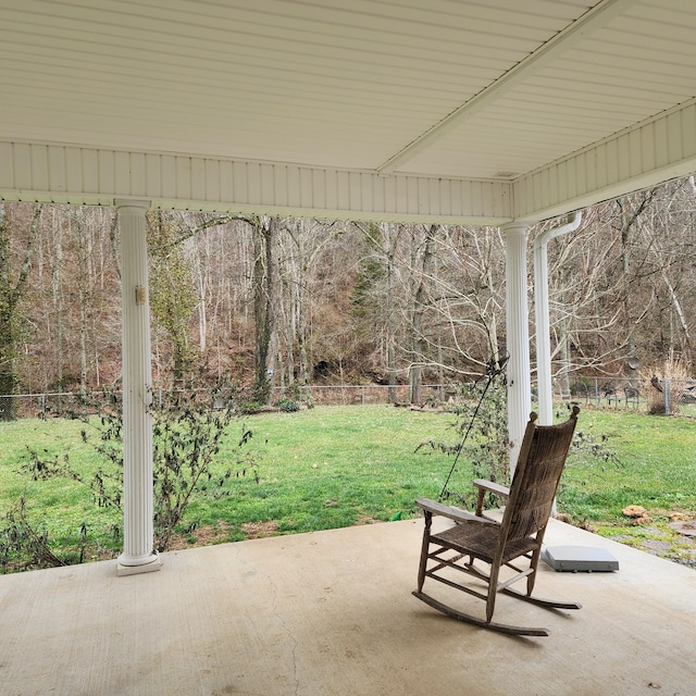 view of patio / terrace